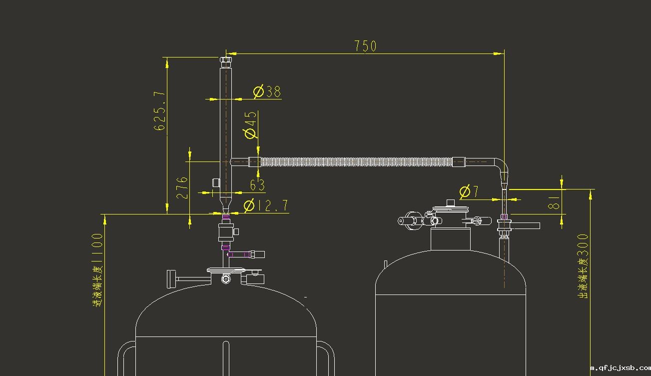 液氦管路平面图